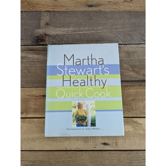 Vintage 1997 "Martha Stewart's Healthy Quick Cook Four Seasons of Great Menus" - Picture 1 of 7